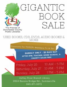 Gigantic Book Sale Flyer